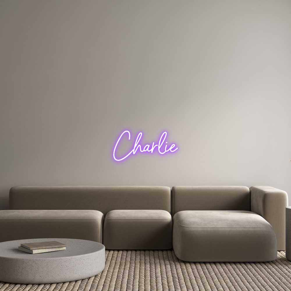 Custom Neon Sign Online Editor Charlie